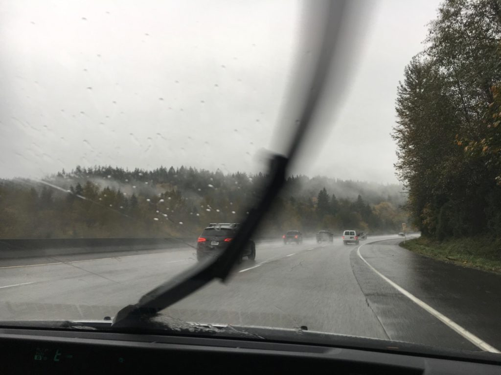 It's raining in Seattle