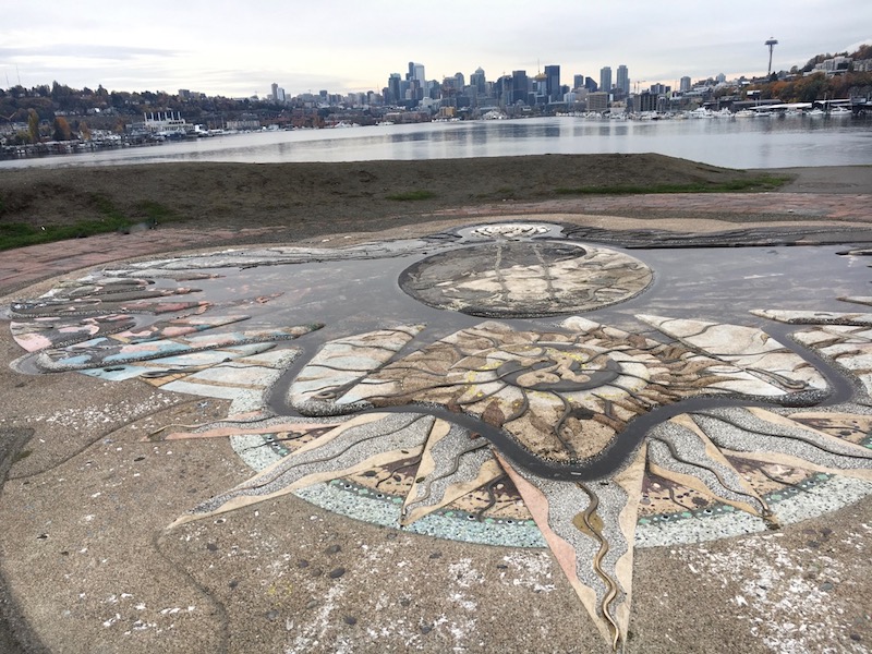Sundial in Gas Works Park